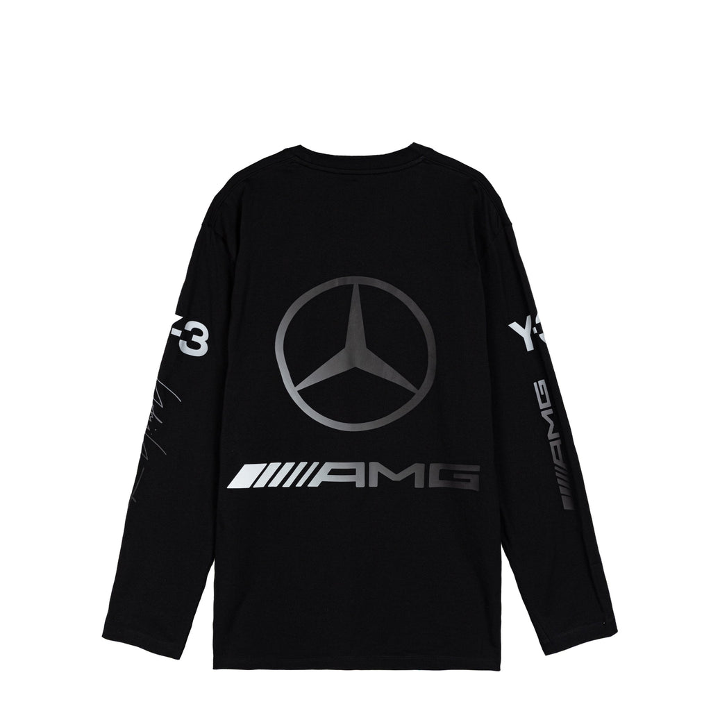 X Mercedes Amg Petronas F1 Team Chaos Logo Long Sleeve Tee Adidas оригінал – Купити в Україні – боковий вид