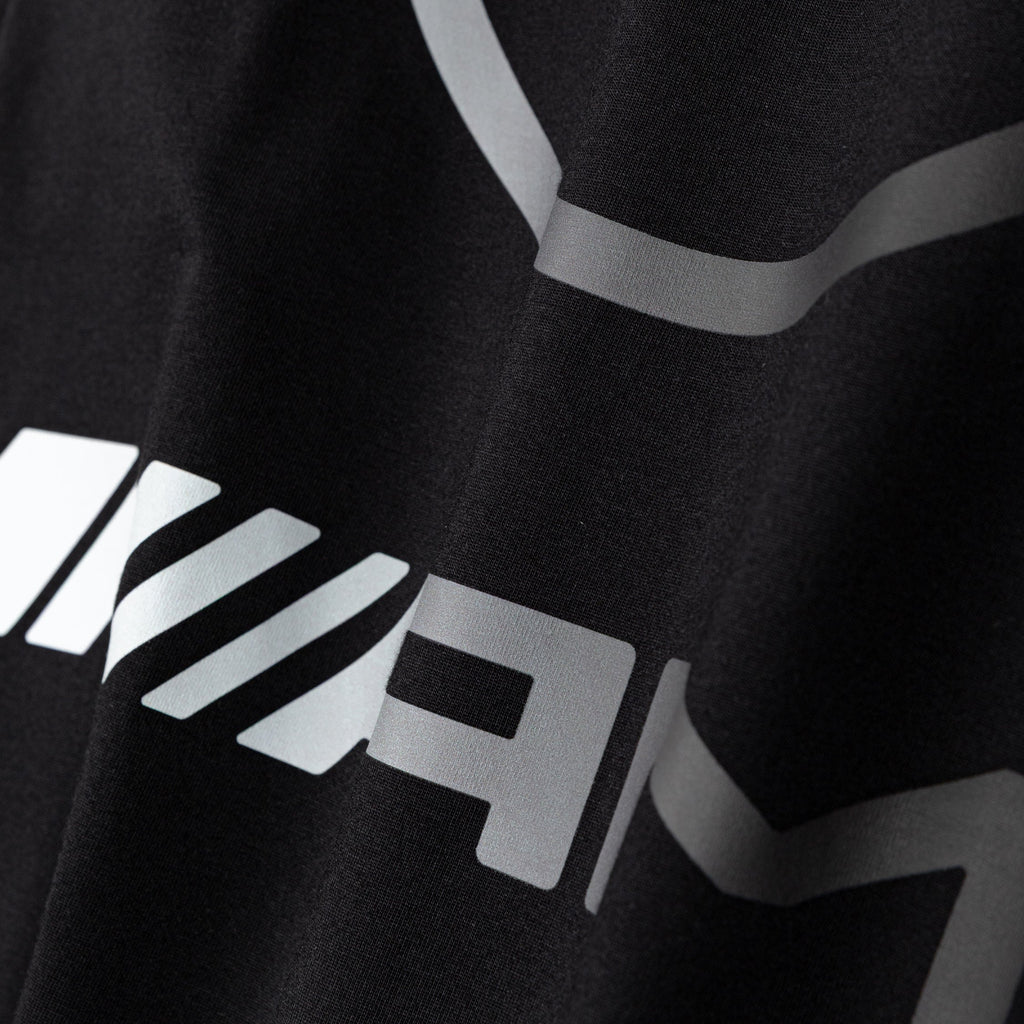 X Mercedes Amg Petronas F1 Team Chaos Logo Long Sleeve Tee Adidas оригінал – Купити в Україні – збільшений вид