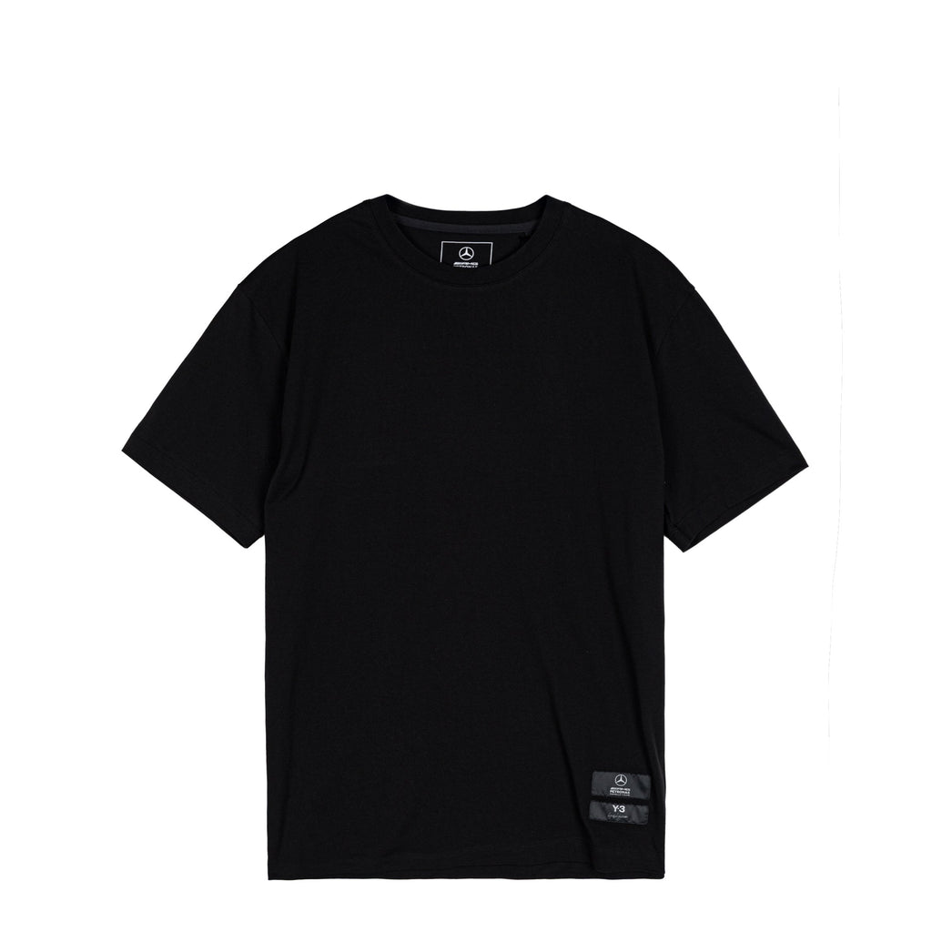 X Mercedes Amg Petronas F1 Team Logo Stack Short Sleeve Tee Adidas – Гарантія оригінальності – вид ззаду
