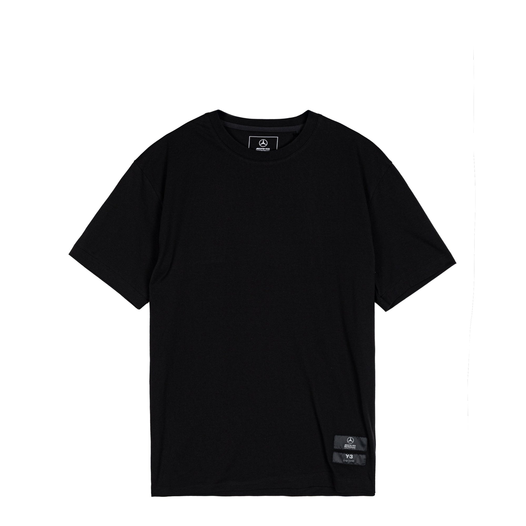 X Mercedes Amg Petronas F1 Team Logo Stack Short Sleeve Tee Adidas – Гарантія оригінальності – вид ззаду - ADIDAS