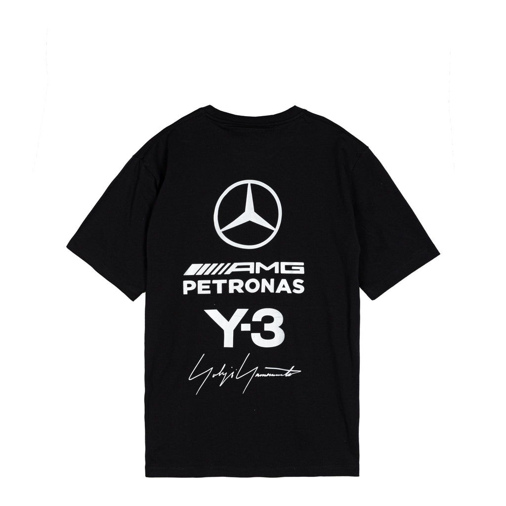 X Mercedes Amg Petronas F1 Team Logo Stack Short Sleeve Tee Adidas – Гарантія оригінальності – боковий вид
