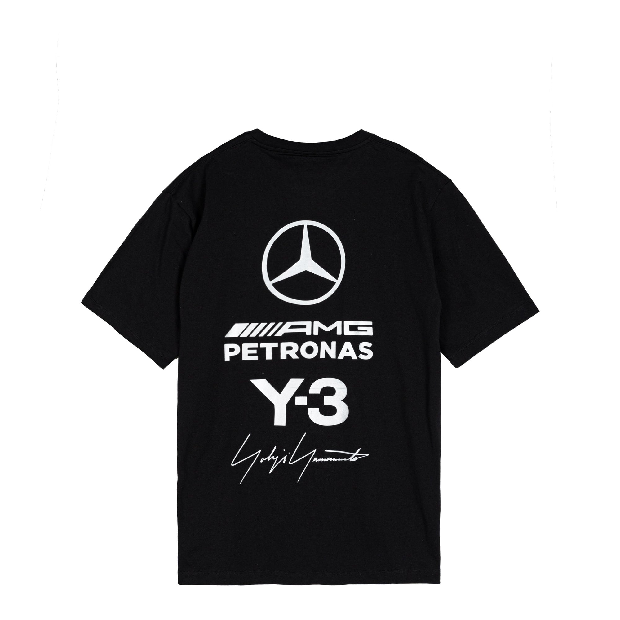 X Mercedes Amg Petronas F1 Team Logo Stack Short Sleeve Tee Adidas – Гарантія оригінальності – боковий вид - ADIDAS