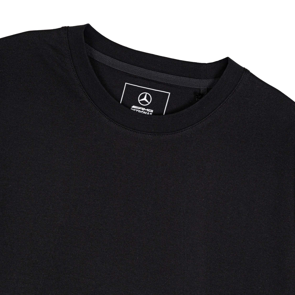 X Mercedes Amg Petronas F1 Team Logo Stack Short Sleeve Tee Adidas – Гарантія оригінальності – детальний вид