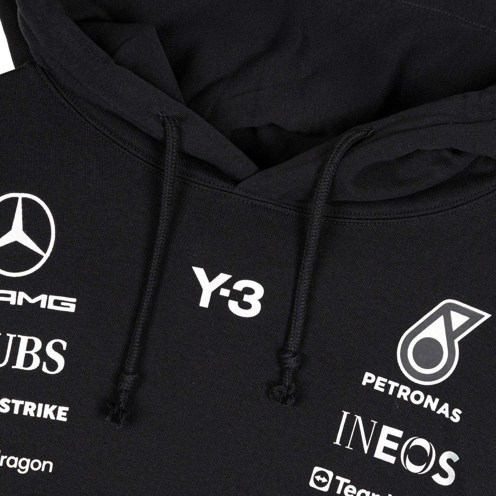 X Mercedes Amg Petronas F1 Team Hoodie Adidas – Гарантія оригінальності – детальний вид