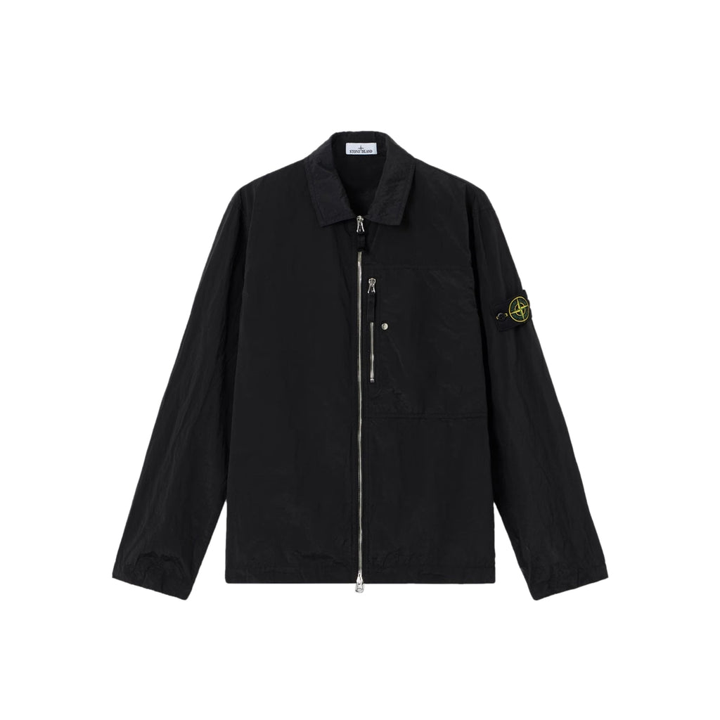 Mens Nylon Metal Econyl® Overshirt Stone island – Гарантія оригінальності – боковий вид