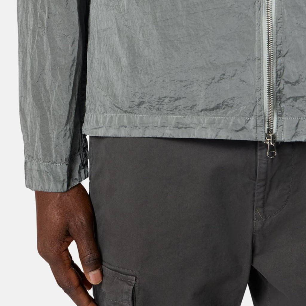 Mens Nylon Metal Econyl® Overshirt Stone island – Гарантія оригінальності – детальний вид