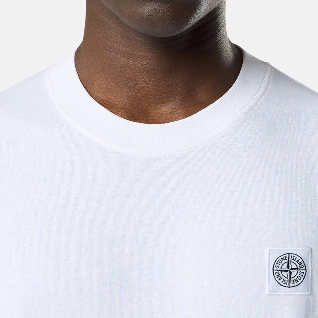 Оригінальна Mens Combed Organic Cotton Ss Tee Stone island – збільшений вид