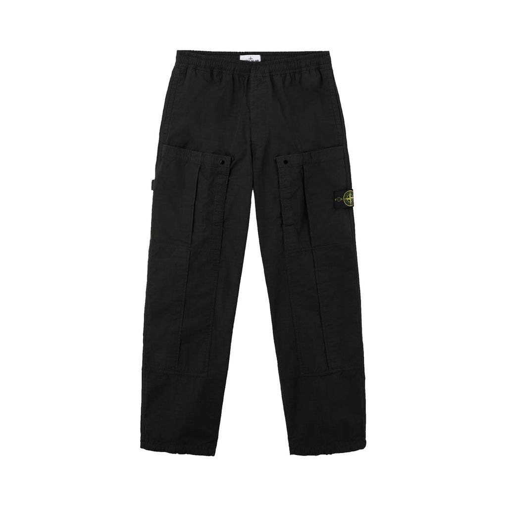 Оригінальна Mens Mercerized Organic Cotton Ripstop Pants Stone island – боковий вид