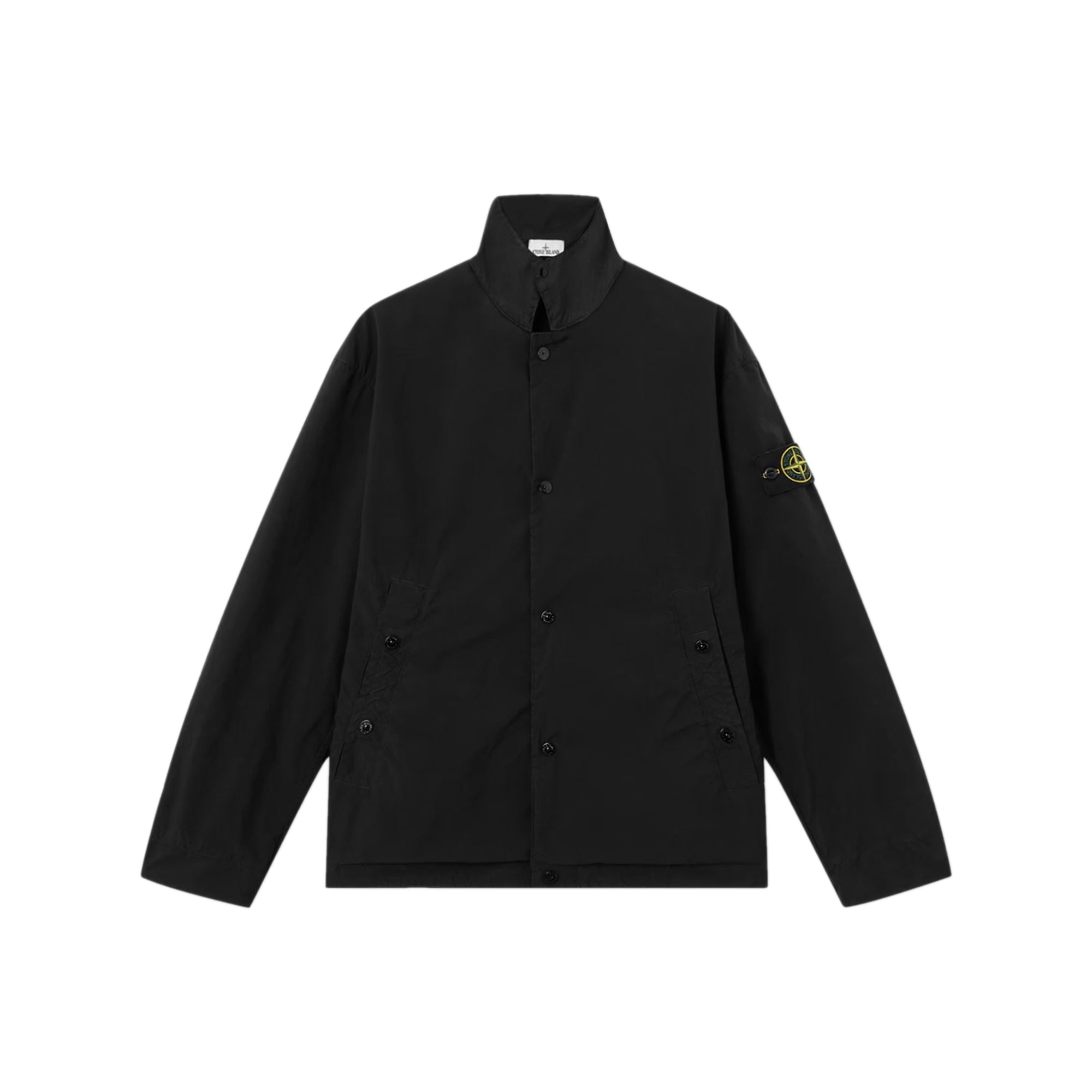 Mens Light Compact Touch Poly Tc Coach Jacket Stone island – Гарантія оригінальності – боковий вид