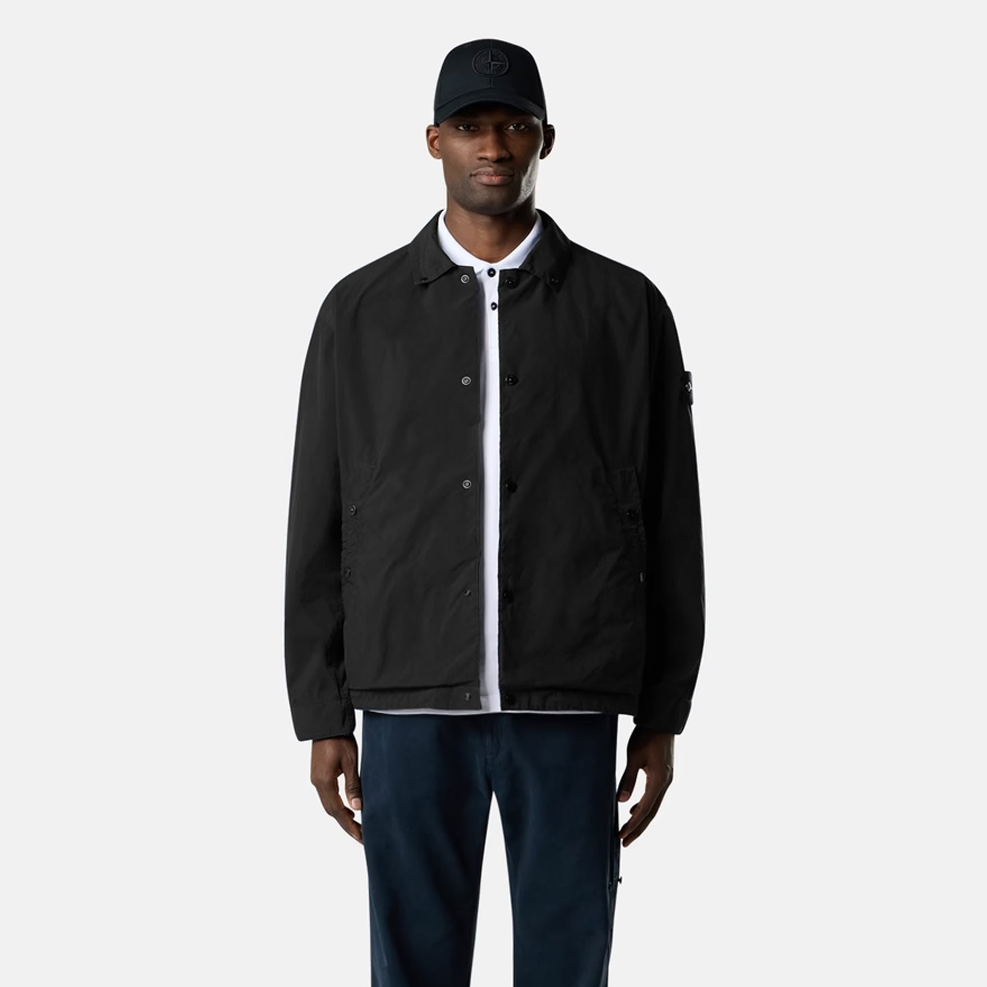Mens Light Compact Touch Poly Tc Coach Jacket Stone island – Гарантія оригінальності – вид ззаду