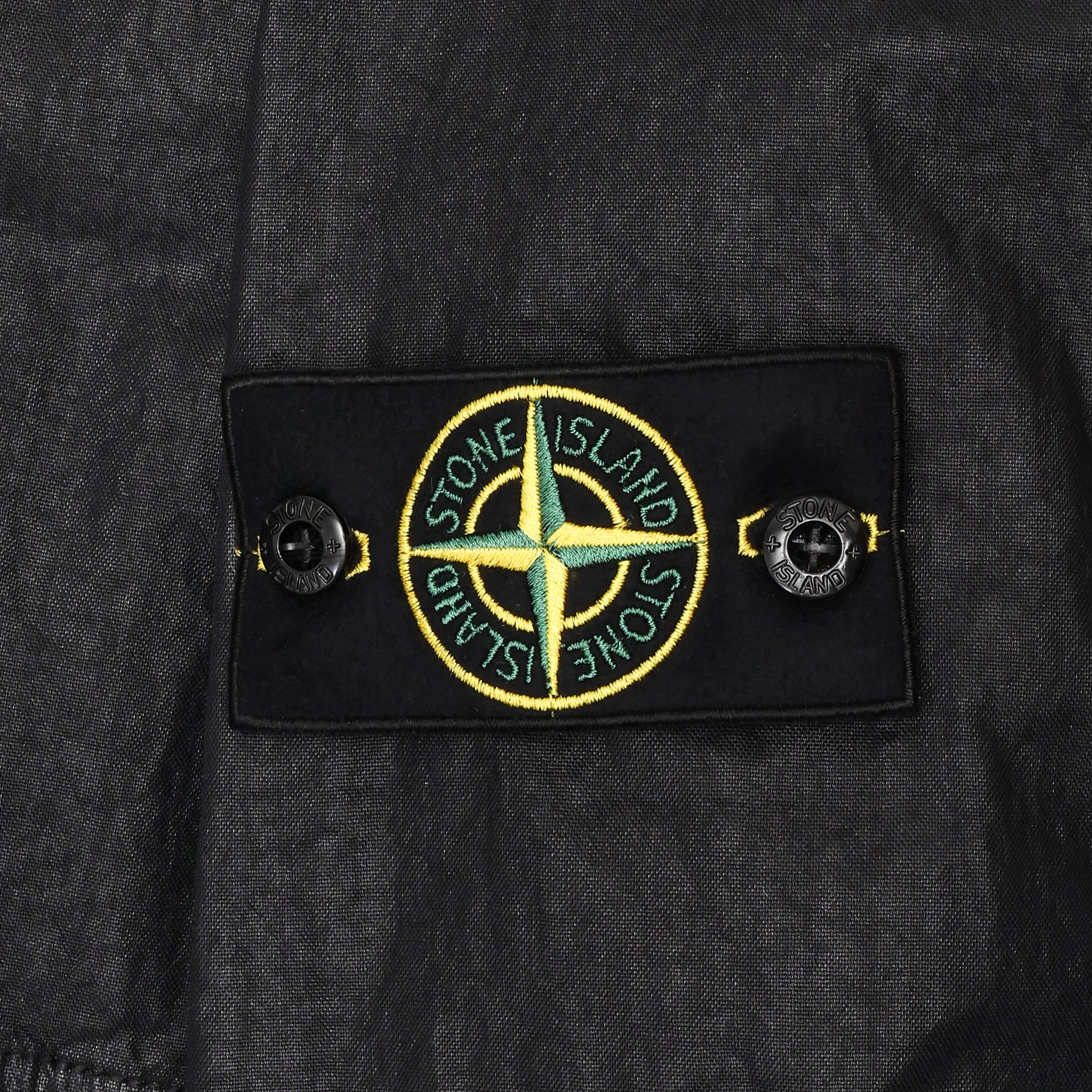 Mens Organic Look Nylon Panama Tc Jacket Stone island – Гарантія оригінальності – детальний вид