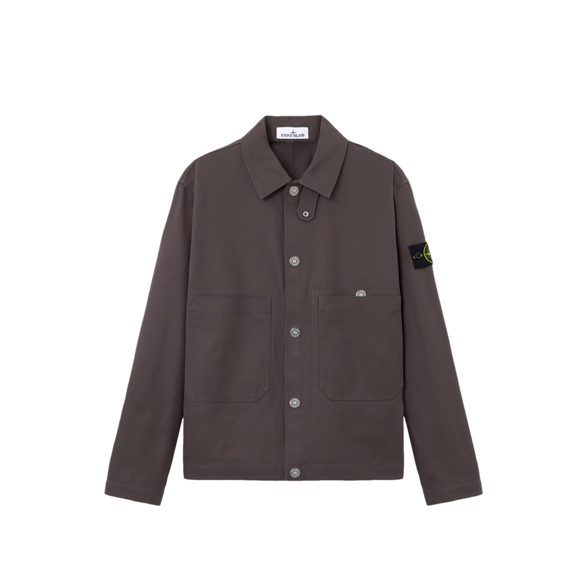 Mens Cotton Canvas Coach Jacket Stone island оригінал – Купити в Україні – боковий вид