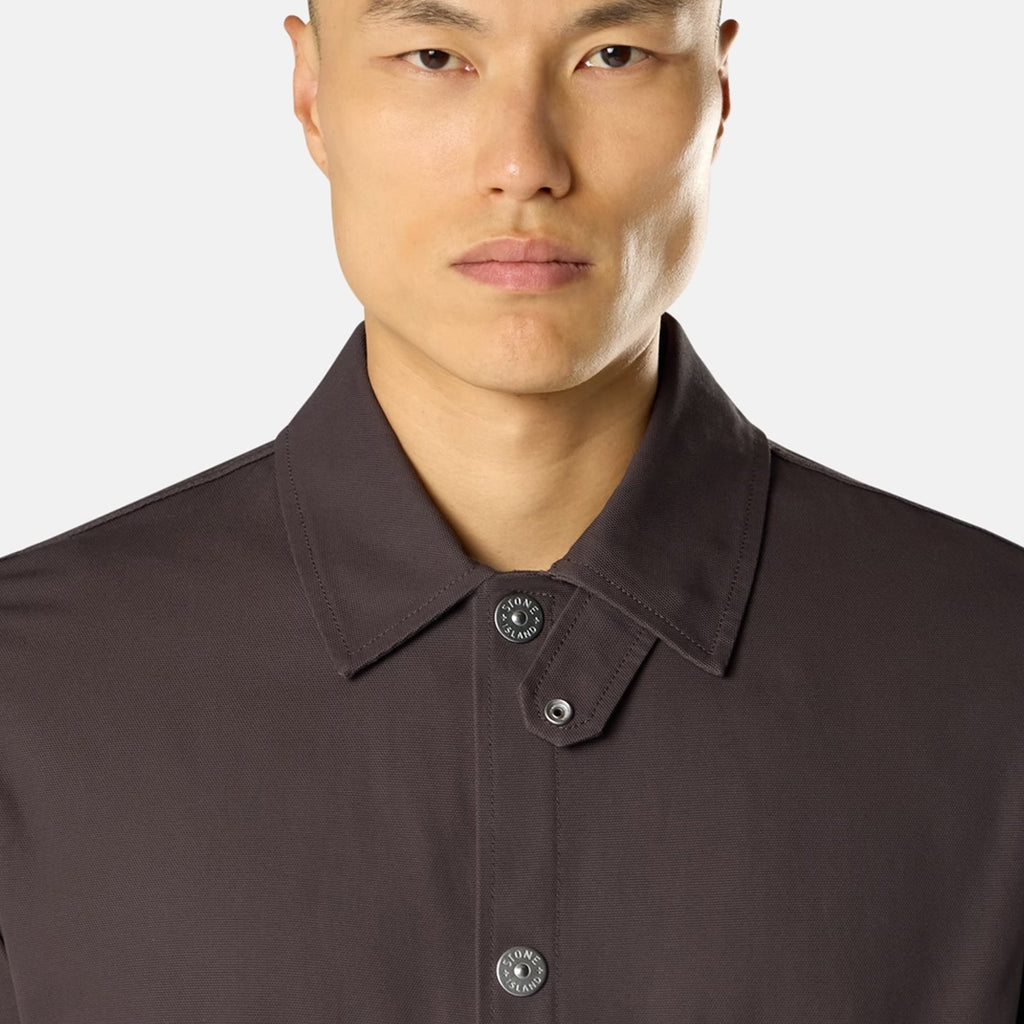 Mens Cotton Canvas Coach Jacket Stone island оригінал – Купити в Україні – збільшений вид