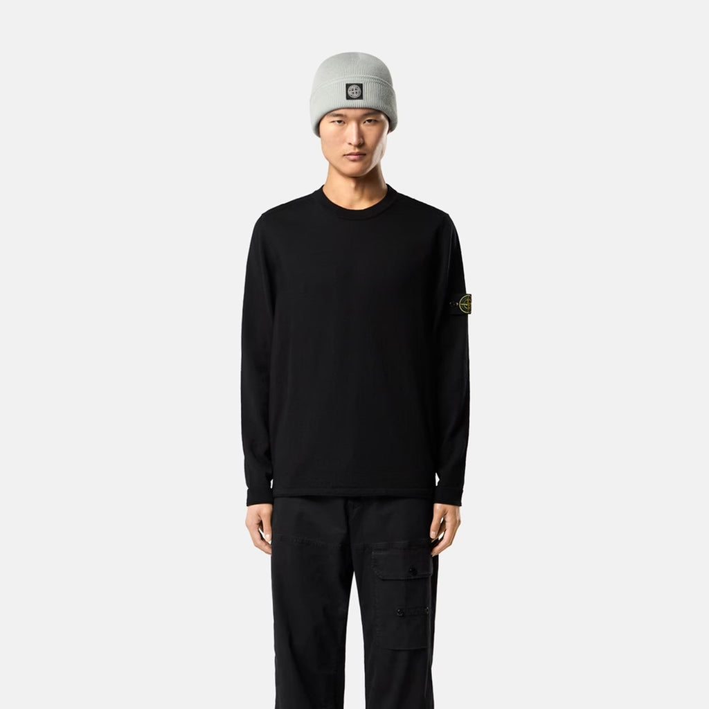 Оригінальна Mens Light Raw Organic Cotton Crewneck Stone island – вид ззаду