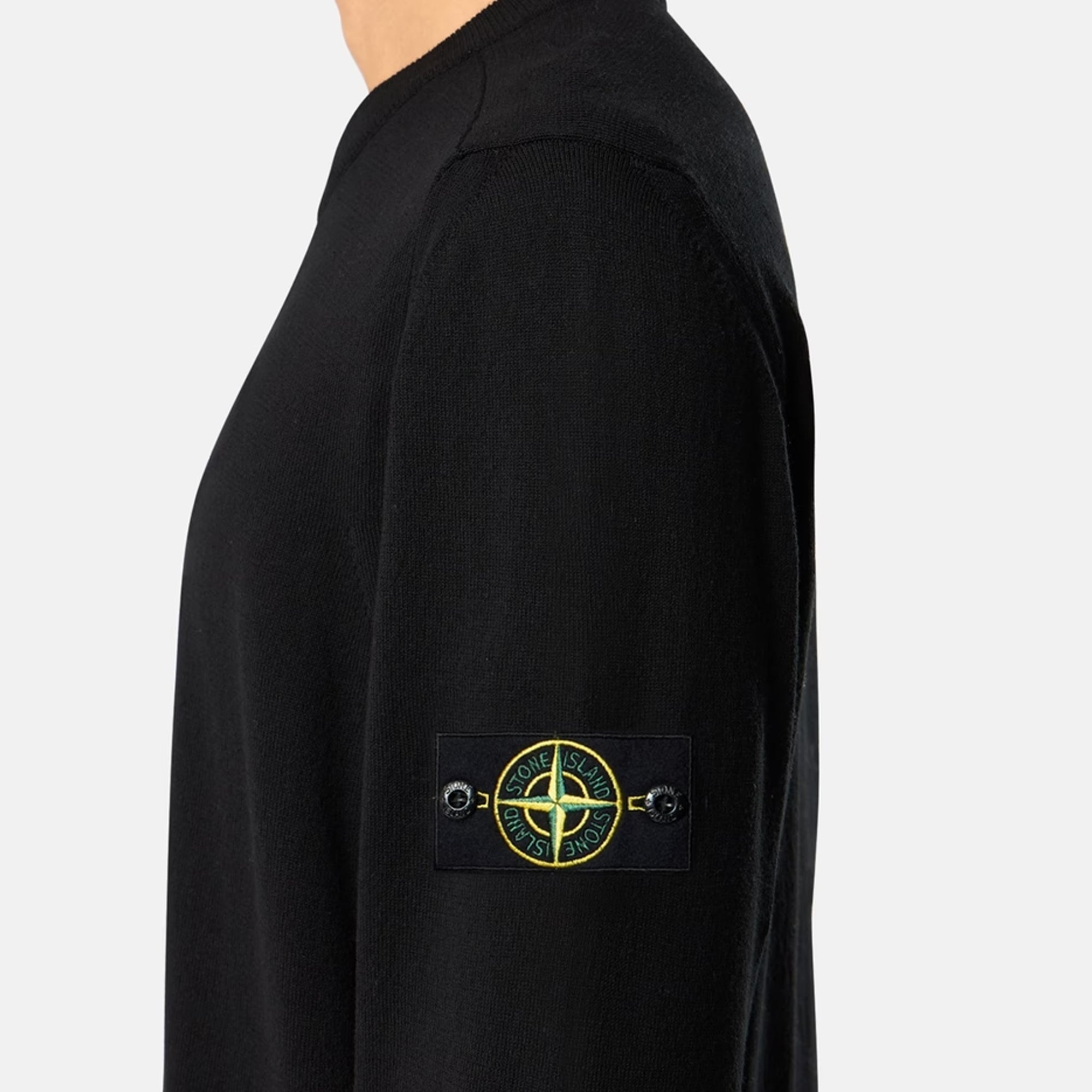 Оригінальна Mens Light Raw Organic Cotton Crewneck Stone island – збільшений вид