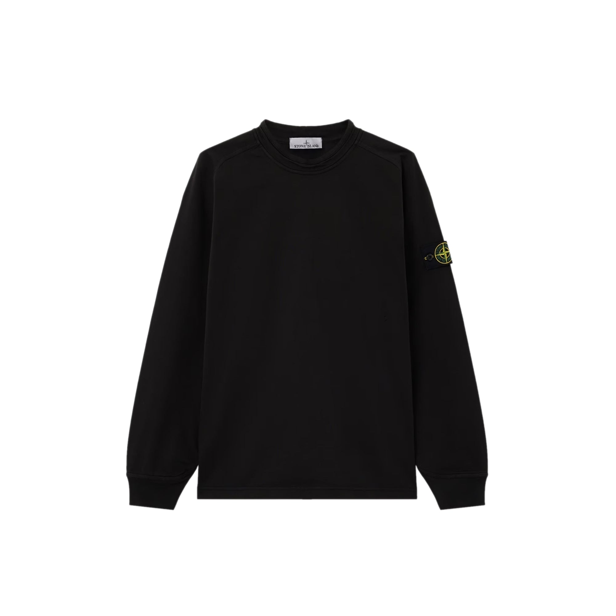 Mens Organic Cotton Fleece Sweatshirt Stone island – Гарантія оригінальності – боковий вид
