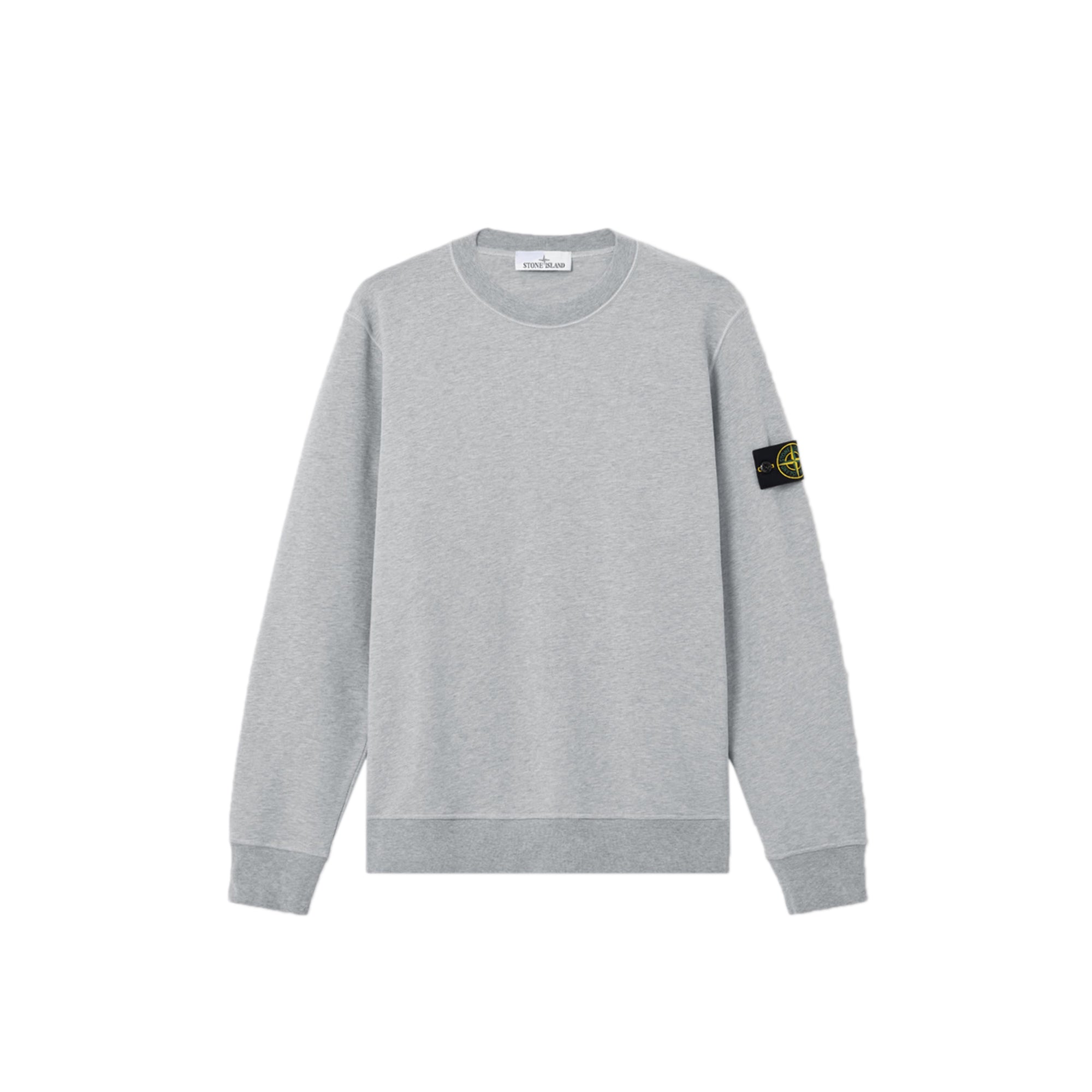 Mens Organic Cotton Fleece Sweatshirt Stone island – Гарантія оригінальності – боковий вид