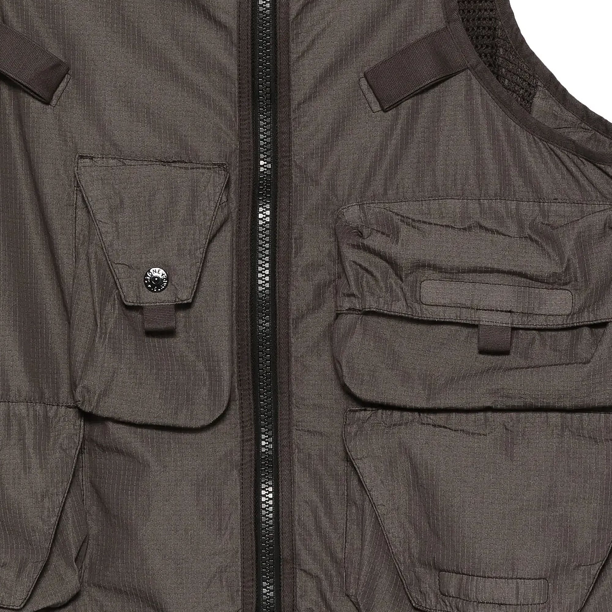 Mens Pocket Zip Ripstop Vest Stone island оригінал – Купити в Україні – збільшений вид