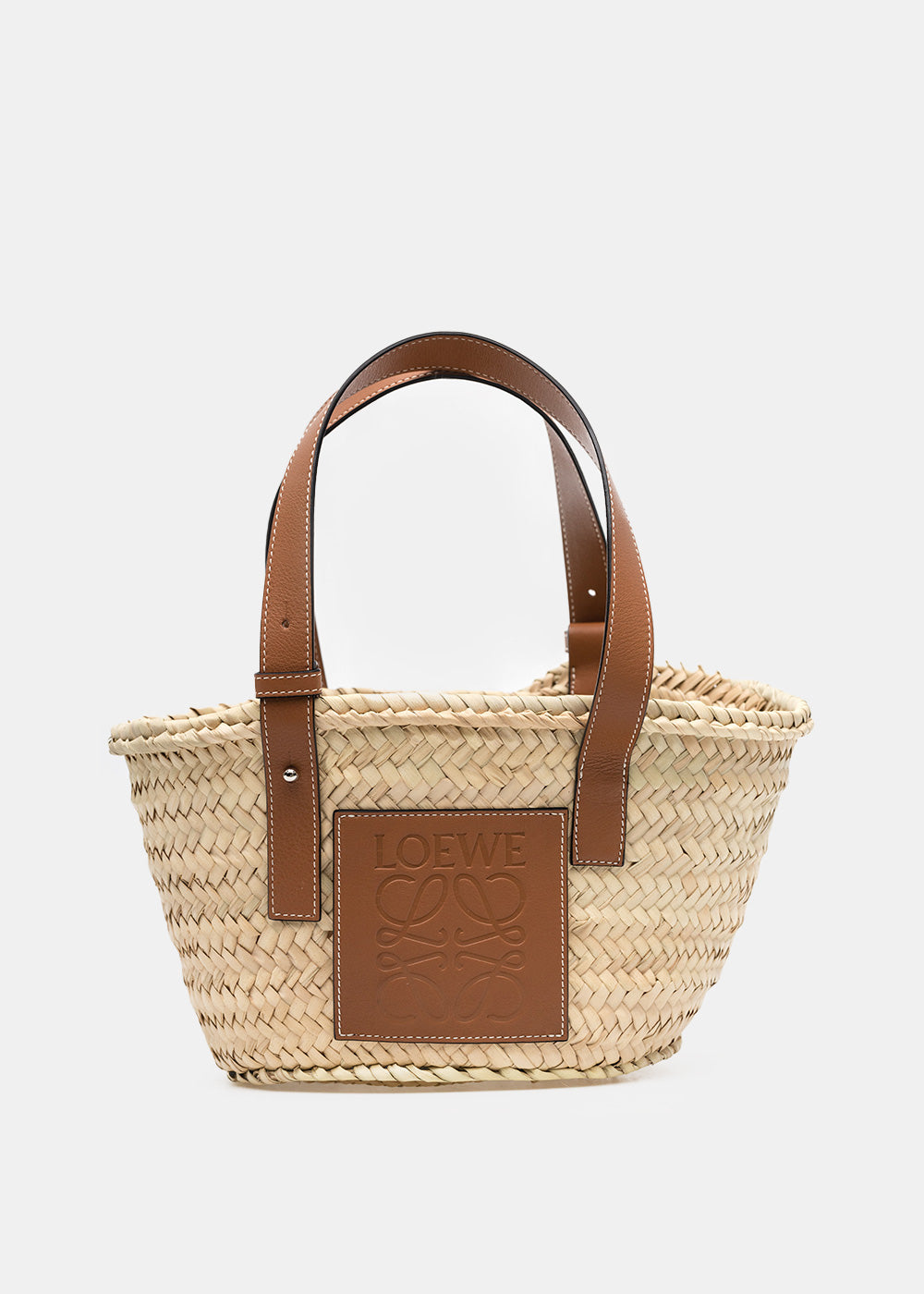 Оригінальна Natural & Tan Small Basket Bag Loewe – боковий вид