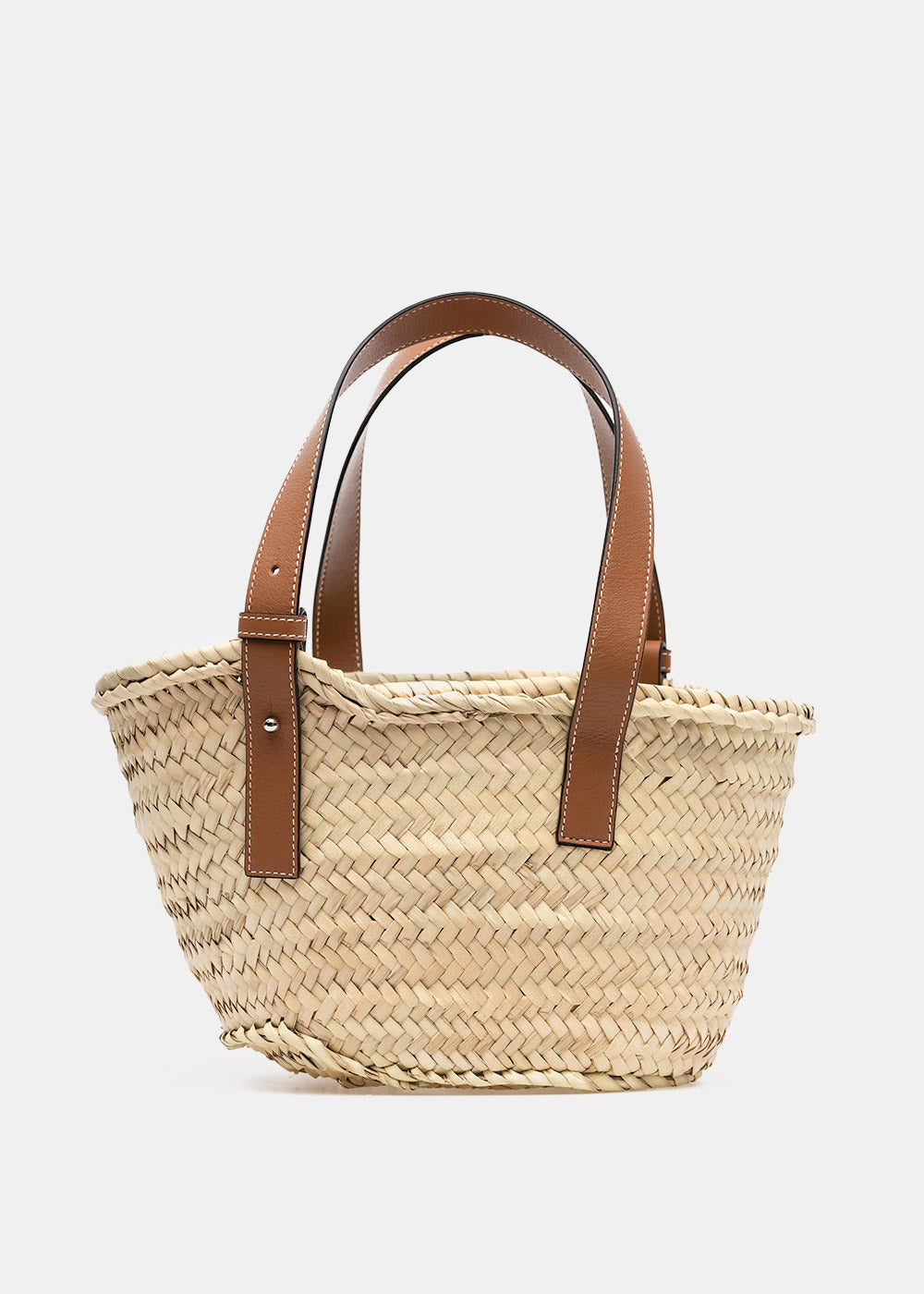 Оригінальна Natural & Tan Small Basket Bag Loewe – вид ззаду