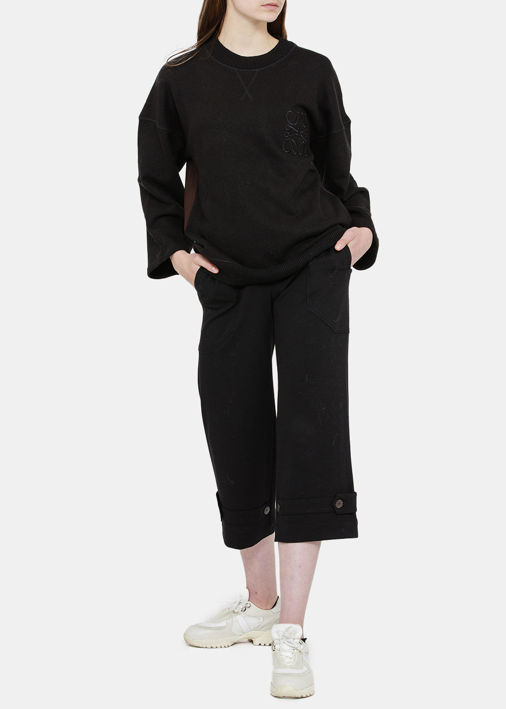 Black Anagram Oversized Sweatershirt Loewe – Гарантія оригінальності – збільшений вид