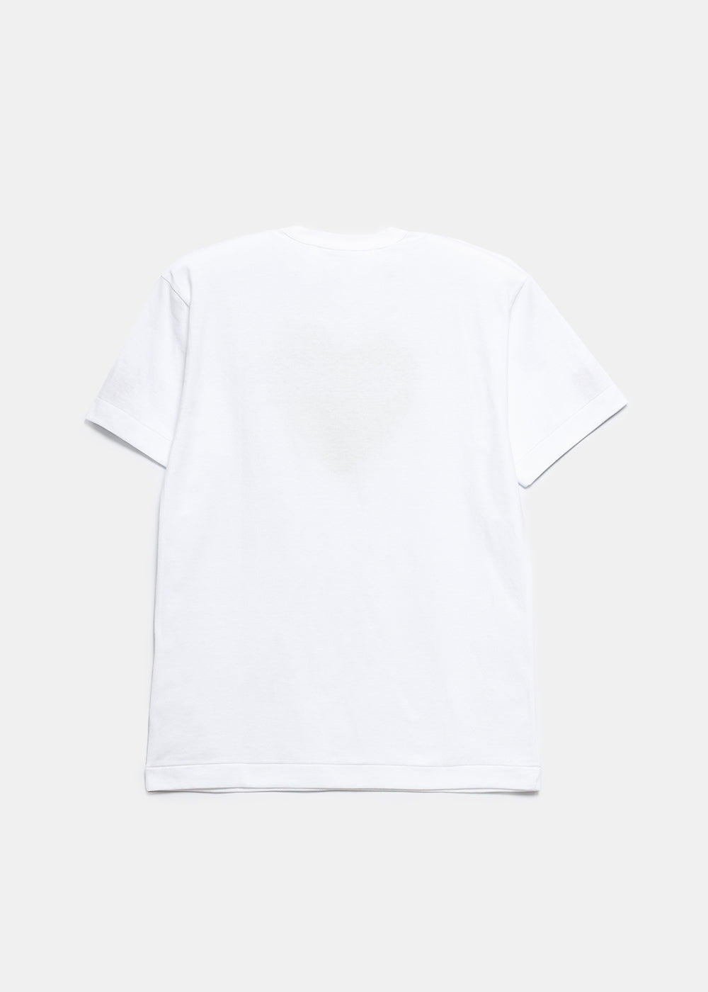 White & Green Hearts T-Shirt Comme des garcons оригінал – Купити в Україні – вид ззаду