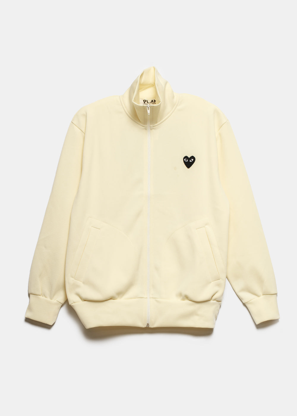 Ivory Big Heart Track Jacket Comme des garcons – Гарантія оригінальності – боковий вид