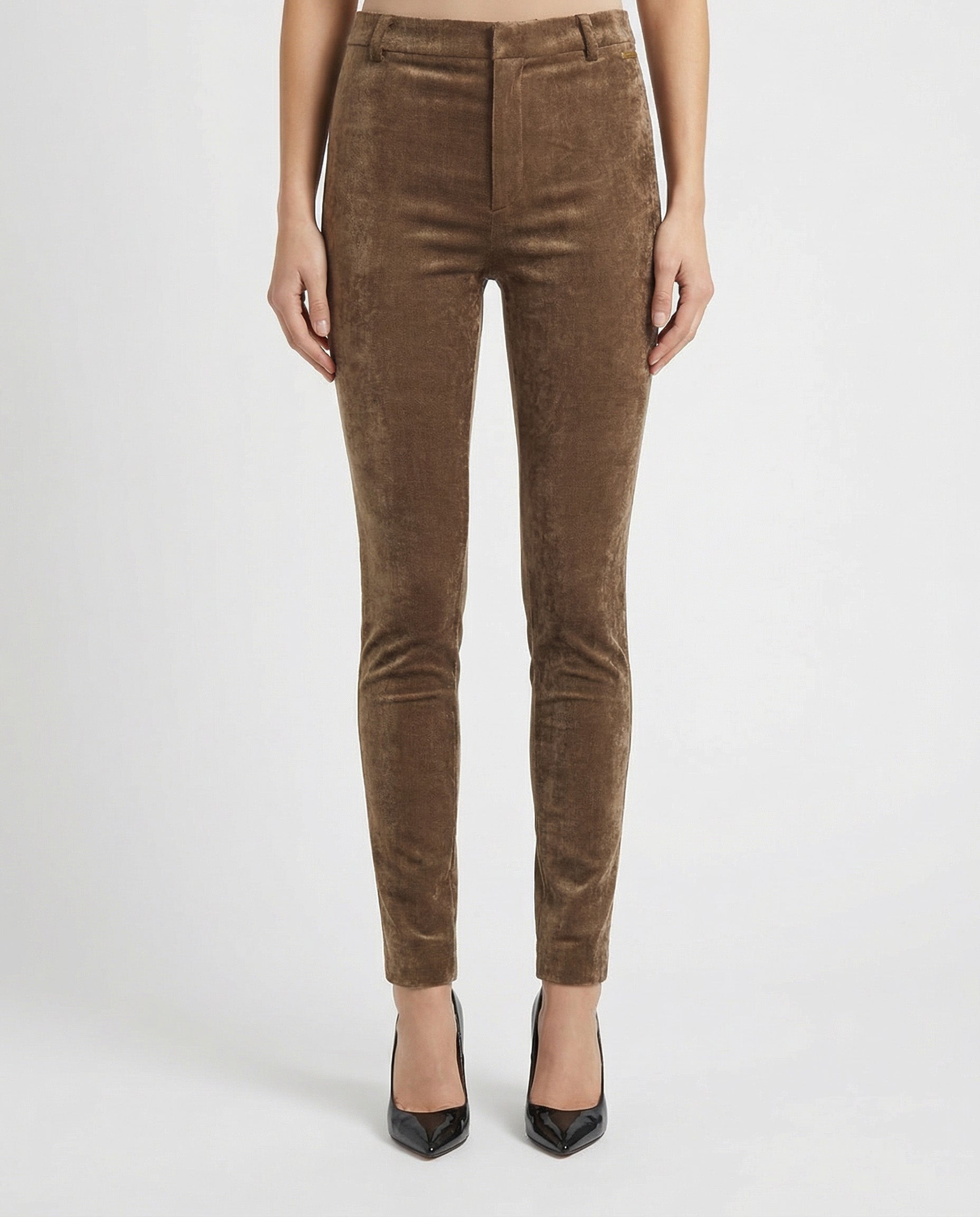 Оригінальна Stretch Velvet Leggings Gucci – вид ззаду