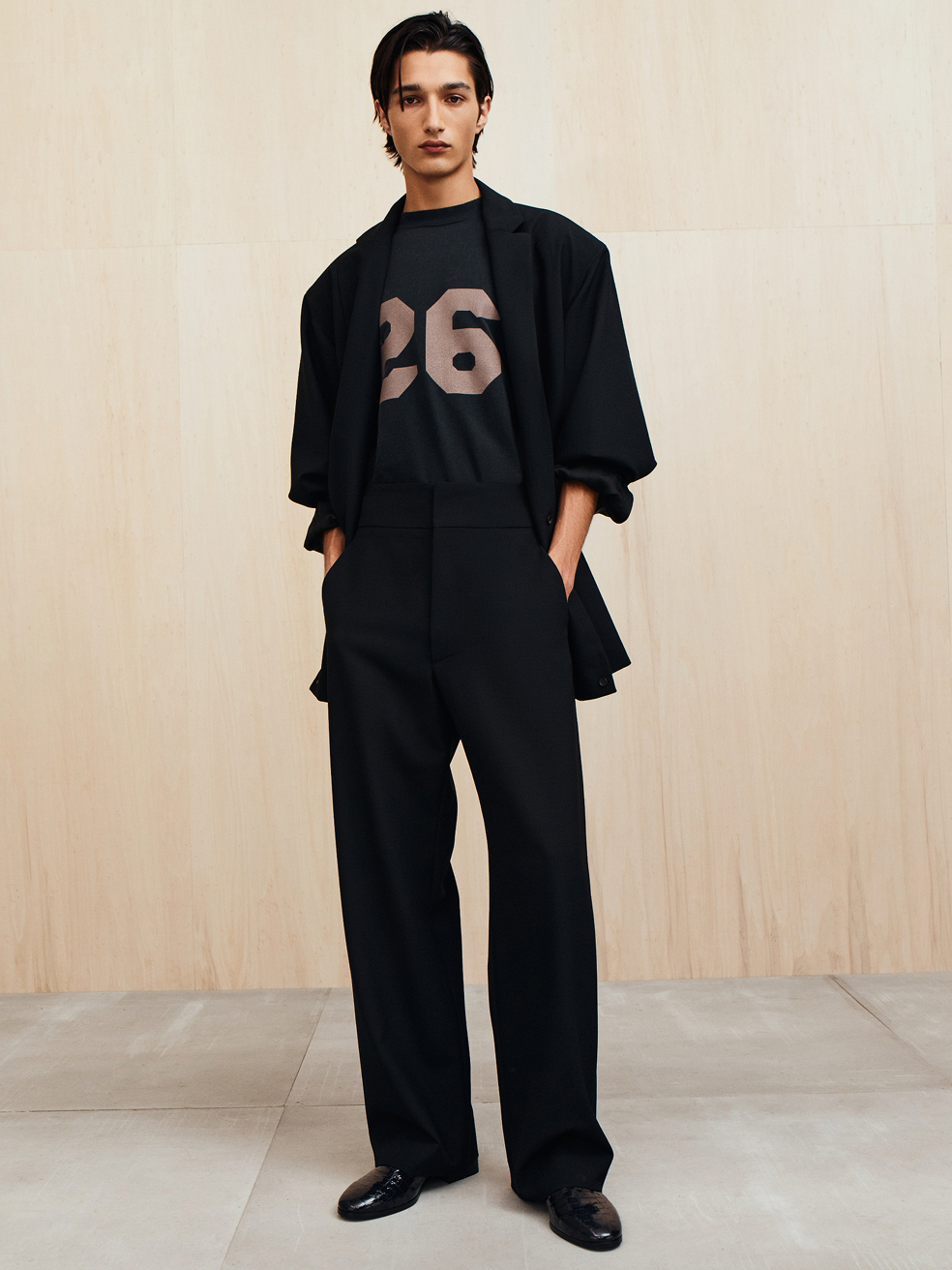 Wool Ripstop Casual Flat Front Pant Fear of god – Гарантія оригінальності – вид ззаду - FEAR OF GOD