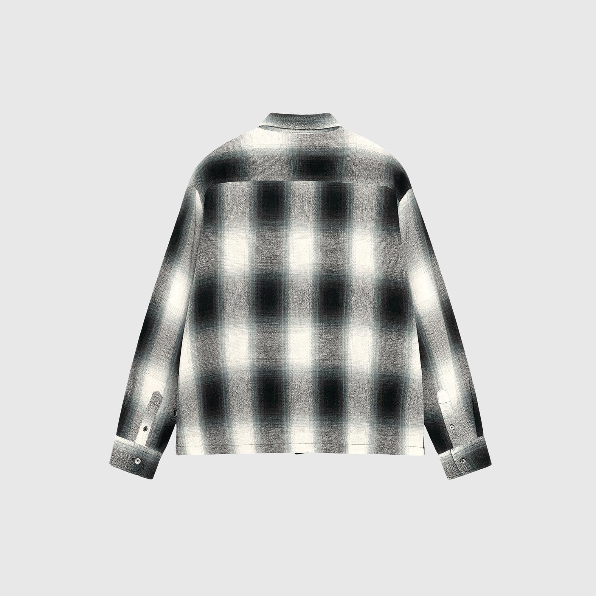 Loose Weave Plaid Shirt Stussy – Гарантія оригінальності – вид ззаду