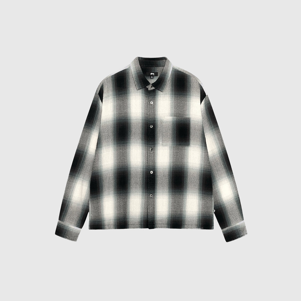 Loose Weave Plaid Shirt Stussy – Гарантія оригінальності – боковий вид
