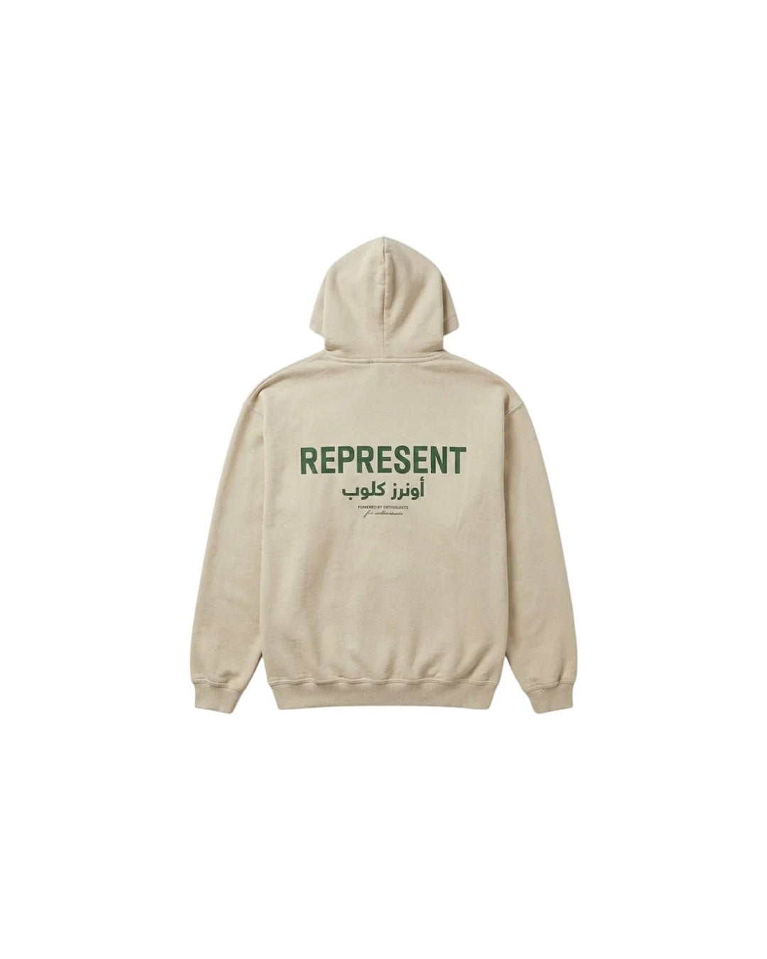 Arabic Owners Club Beige Hoodie Represent оригінал – Купити в Україні – вид ззаду