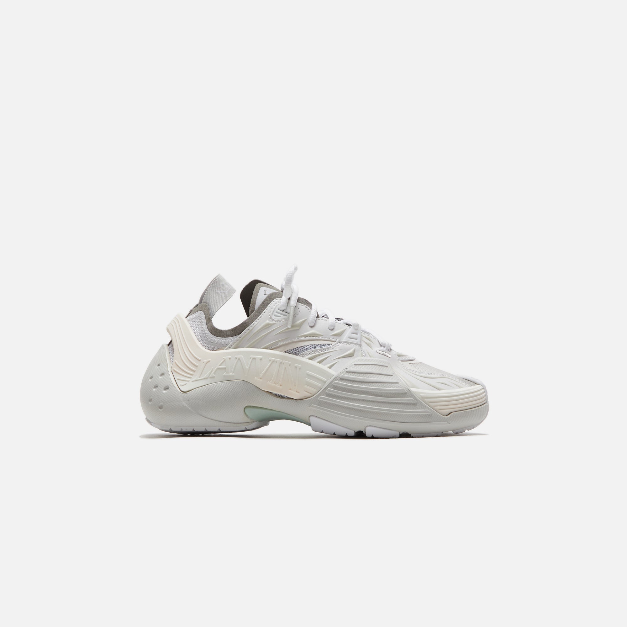 Flash X Sneakers White Lanvin – Гарантія оригінальності – боковий вид