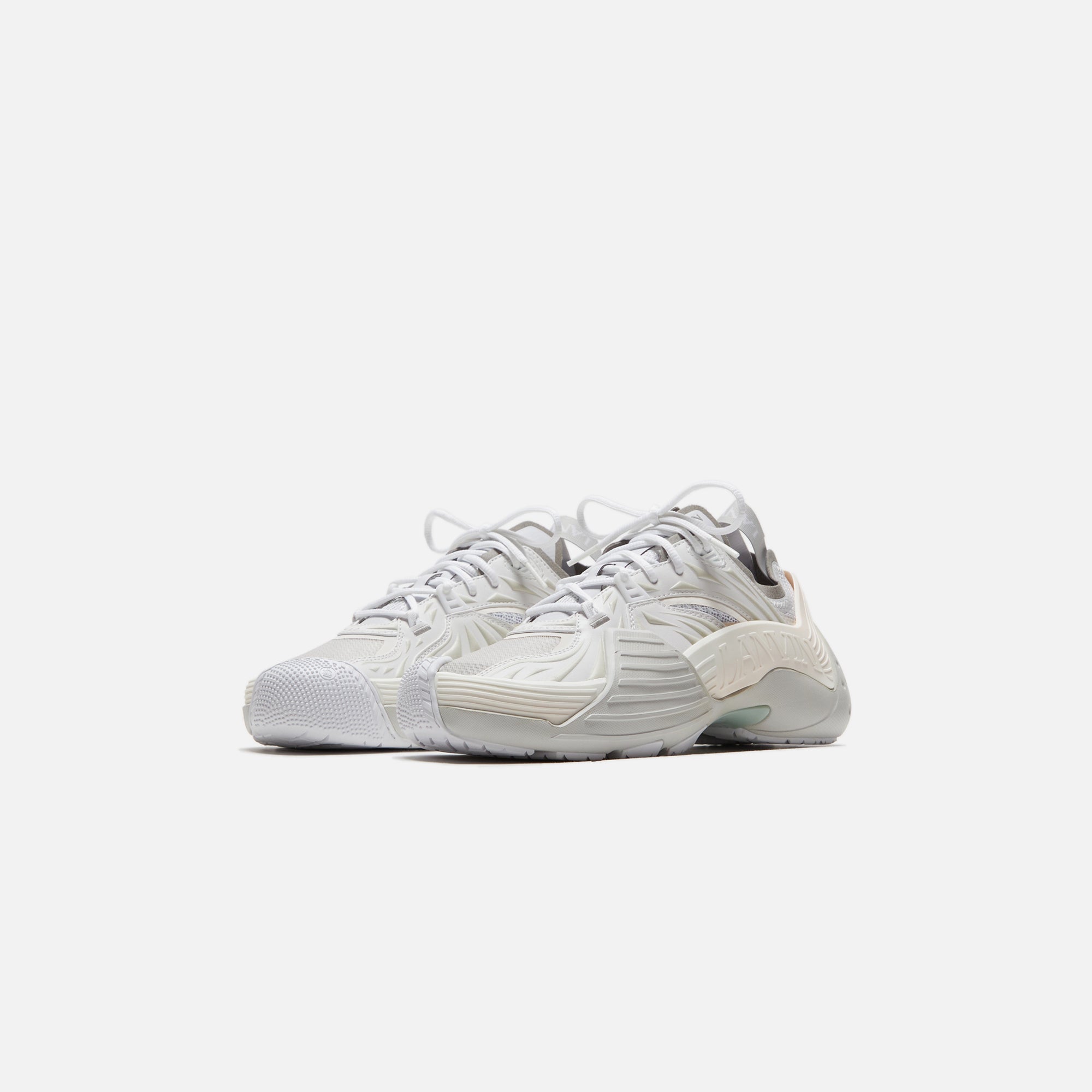 Flash X Sneakers White Lanvin – Гарантія оригінальності – вид ззаду
