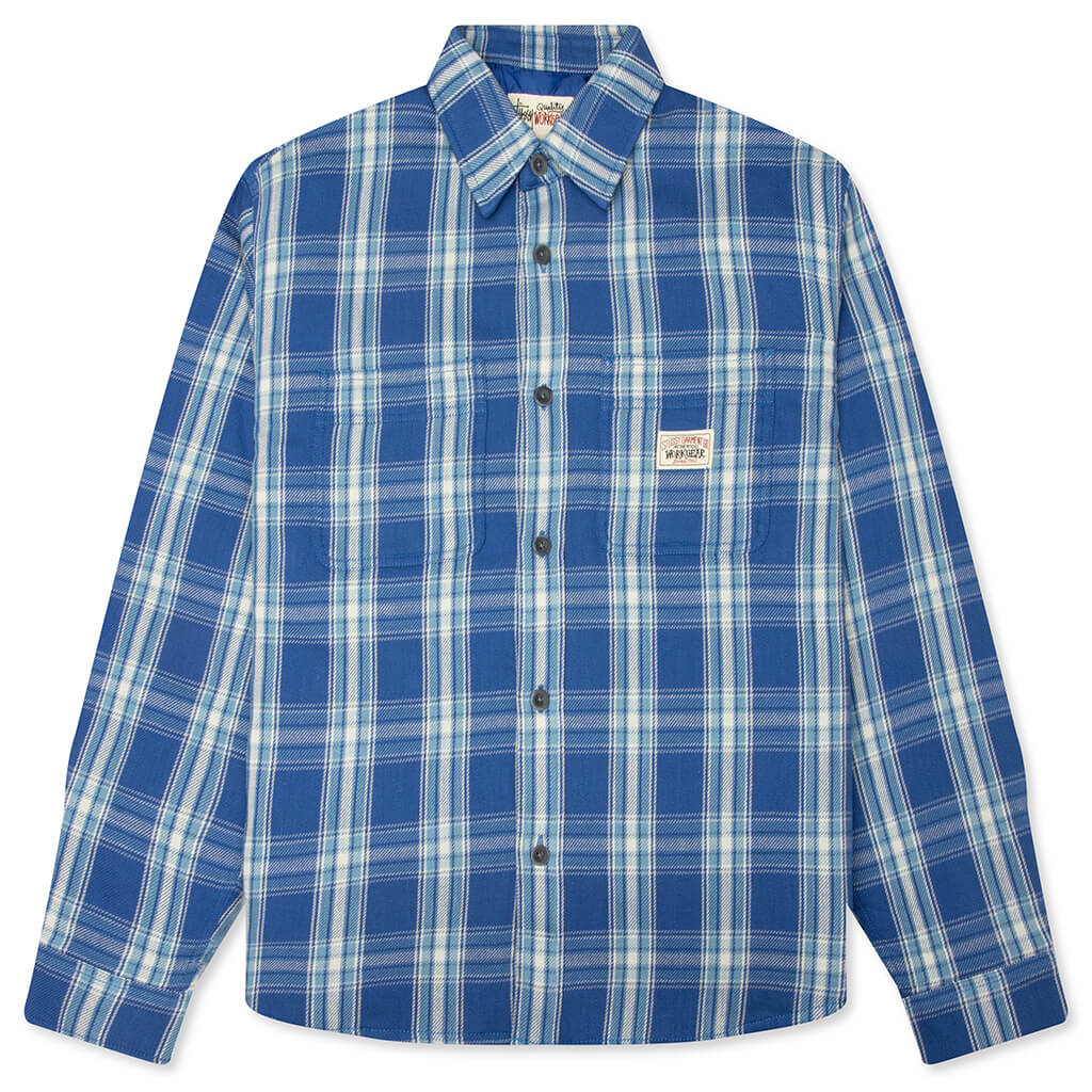 Lau Plaid Shirt Jacket Stussy – Гарантія оригінальності – боковий вид