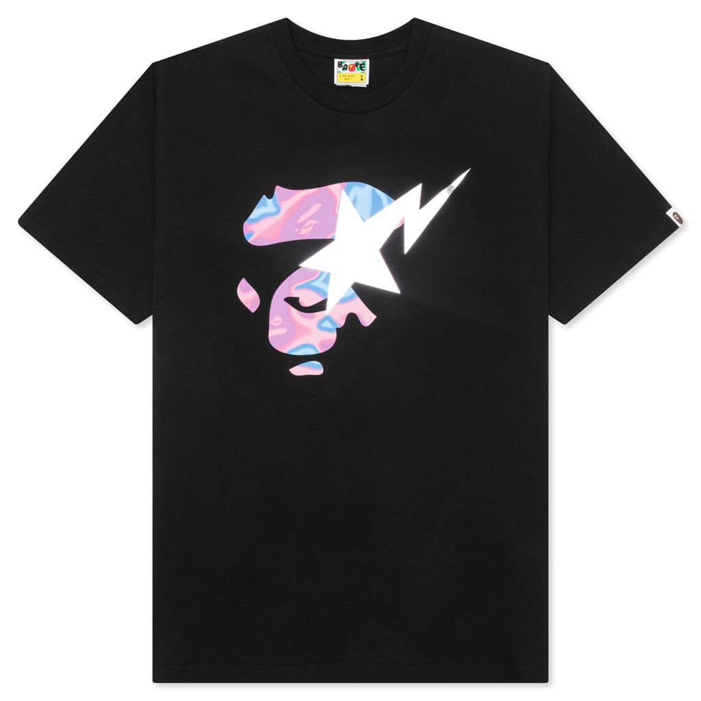 Оригінальна Liquid Camo Ape Face Sta Tee A bathing ape – боковий вид