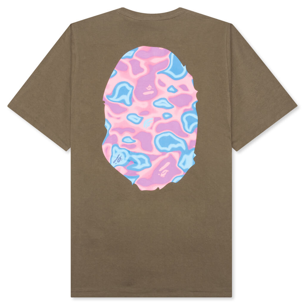 Оригінальна Liquid Camo Bape Sta Logo Tee A bathing ape – вид ззаду