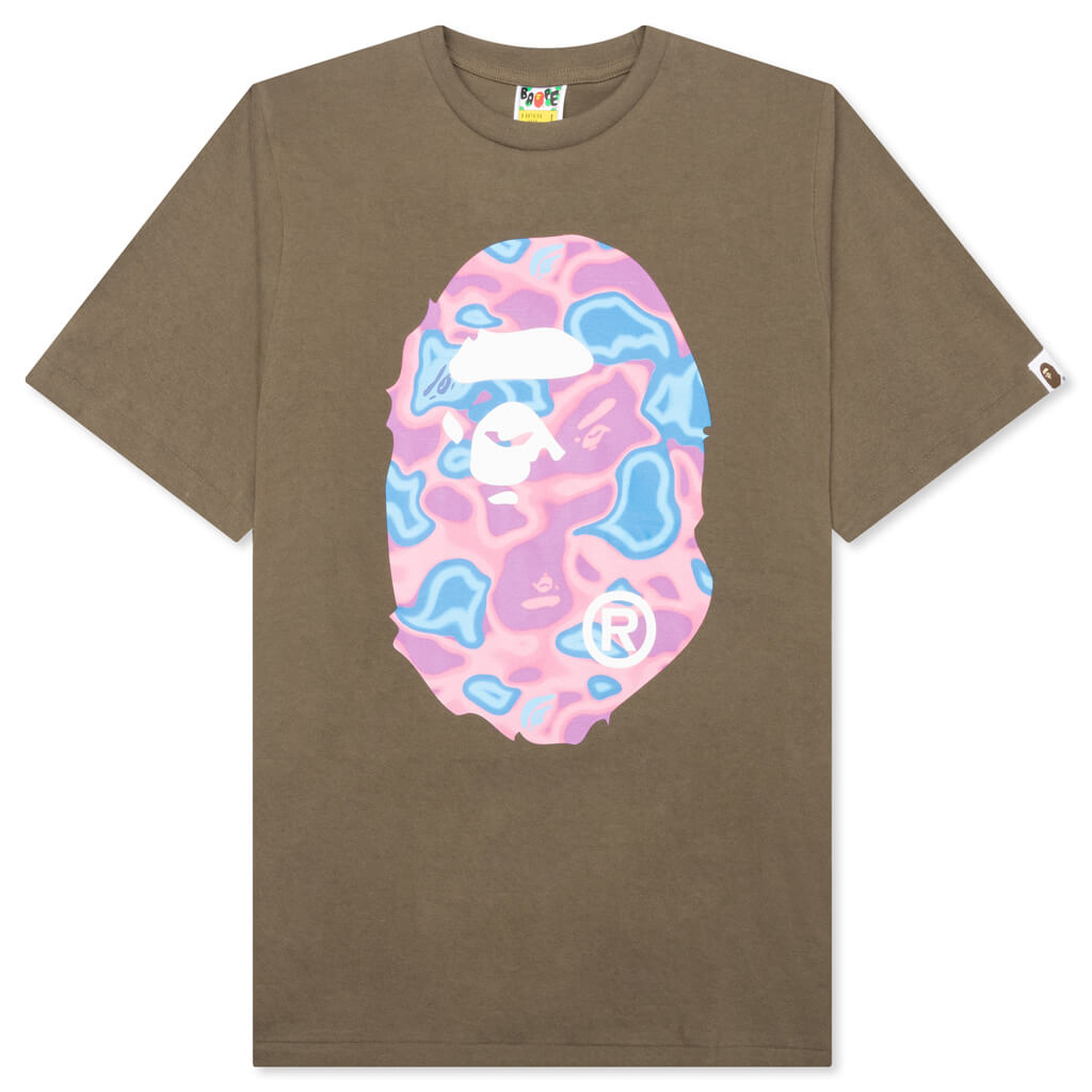 Оригінальна Liquid Camo Bape Sta Logo Tee A bathing ape – боковий вид