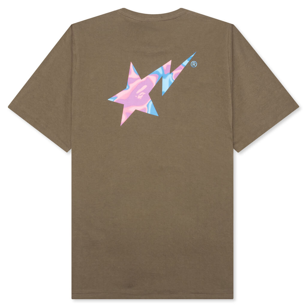 Оригінальна Liquid Camo Bape Sta Logo Tee A bathing ape – вид ззаду