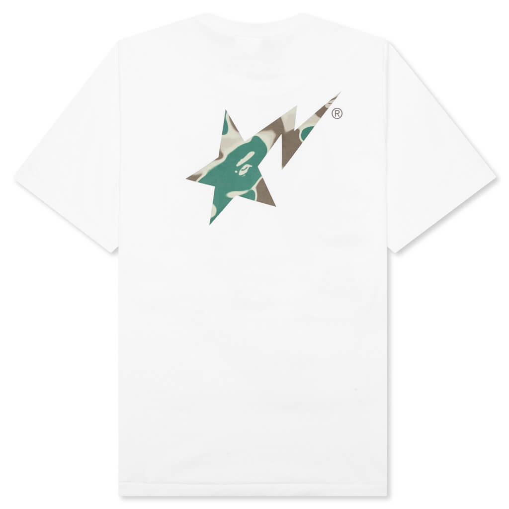 Оригінальна Liquid Camo Bape Sta Logo Tee A bathing ape – вид ззаду