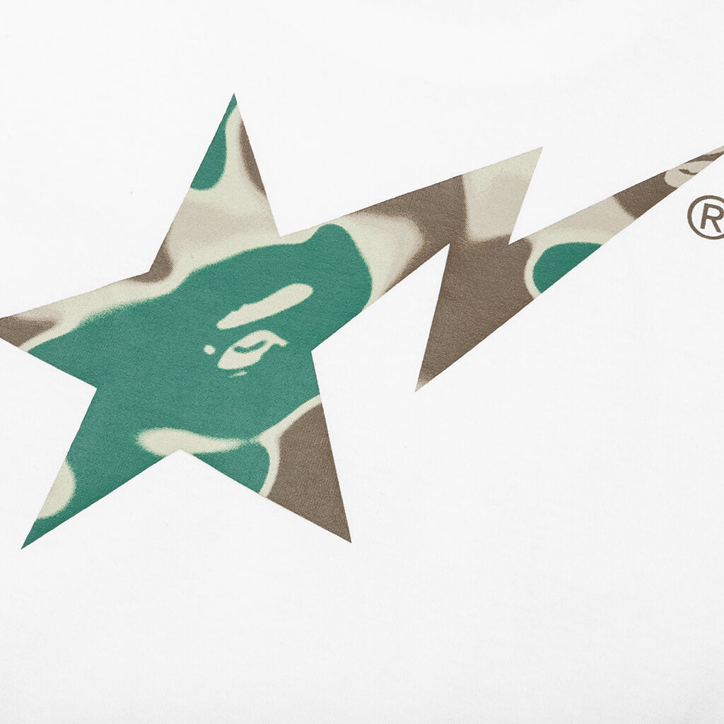 Оригінальна Liquid Camo Bape Sta Logo Tee A bathing ape – збільшений вид