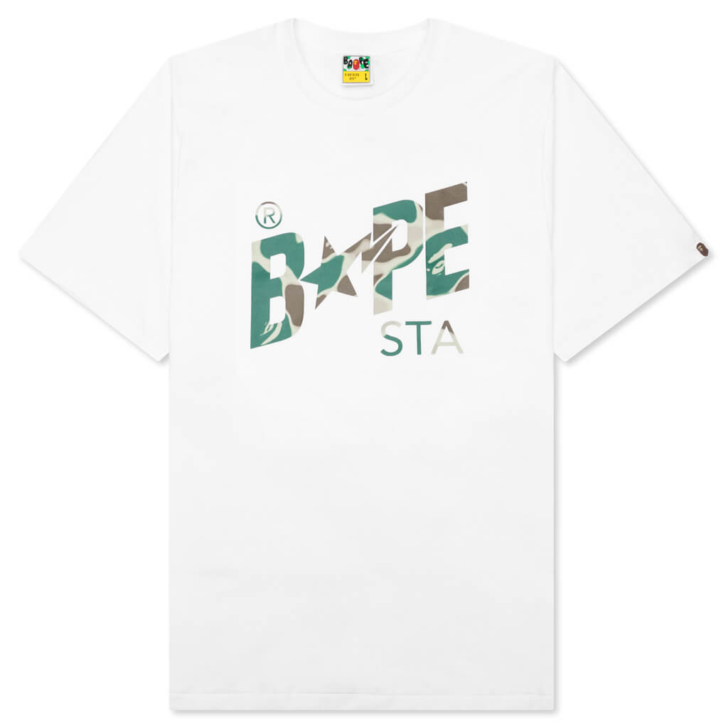 Оригінальна Liquid Camo Bape Sta Logo Tee A bathing ape – боковий вид