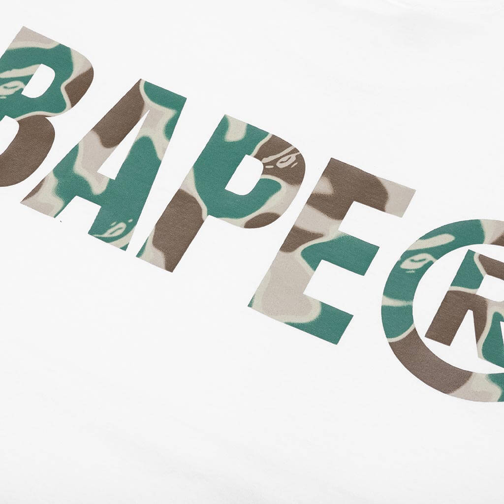 Liquid Camo Small Ape Face Tee A bathing ape – Гарантія оригінальності – детальний вид
