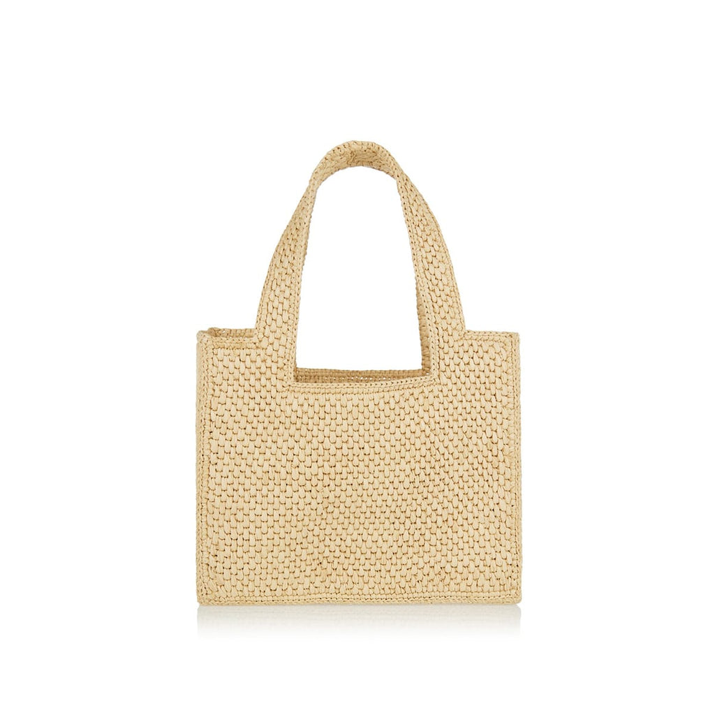 Font Tote Mini Logo Raffia Tote Bag Loewe – Гарантія оригінальності – детальний вид