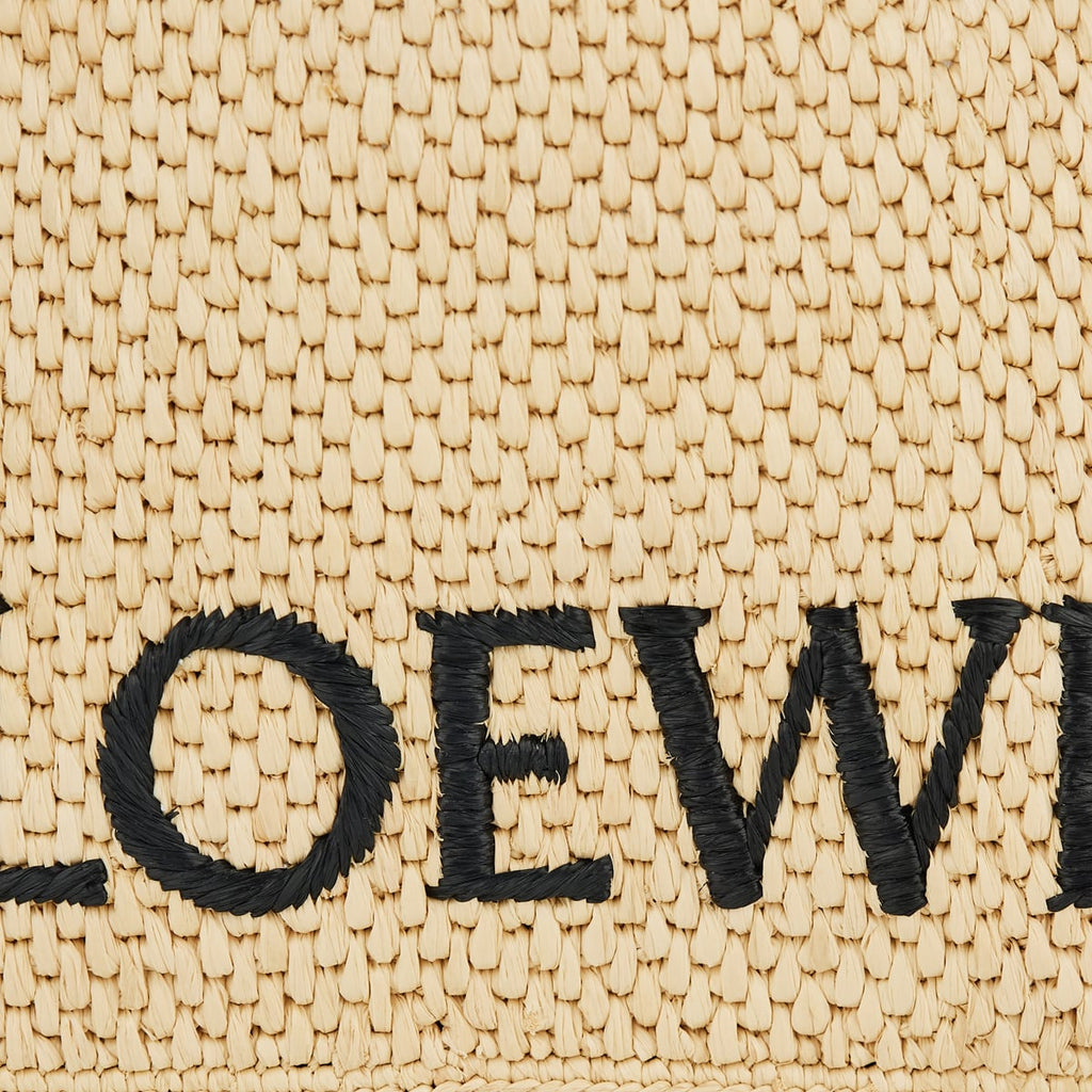 Font Tote Mini Logo Raffia Tote Bag Loewe – Гарантія оригінальності – збільшений вид