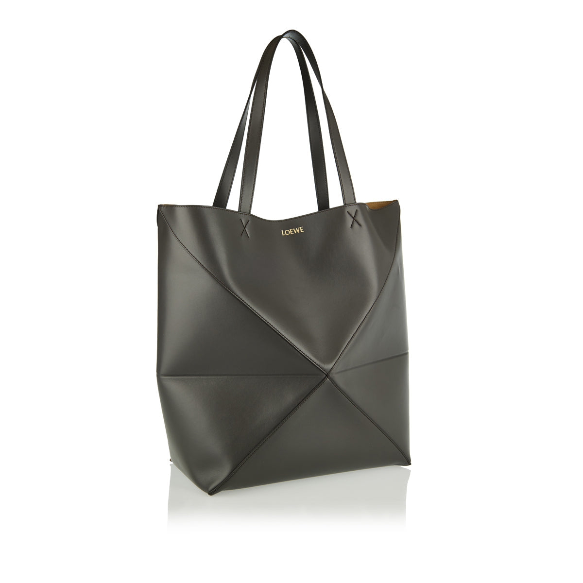 Puzzle Fold XL Leather Tote Loewe оригінал – Купити в Україні – вид ззаду