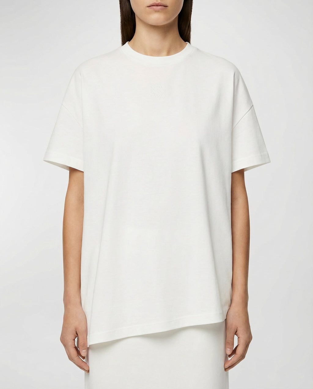 Asymmetric Cotton T Shirt Loewe оригінал – Купити в Україні – вид ззаду