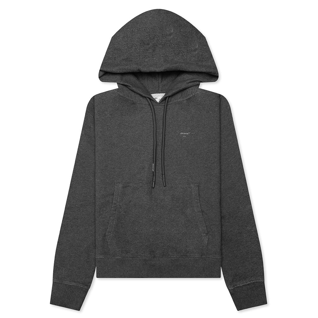 Оригінальна Logo Slim Hoodie Off-white – боковий вид