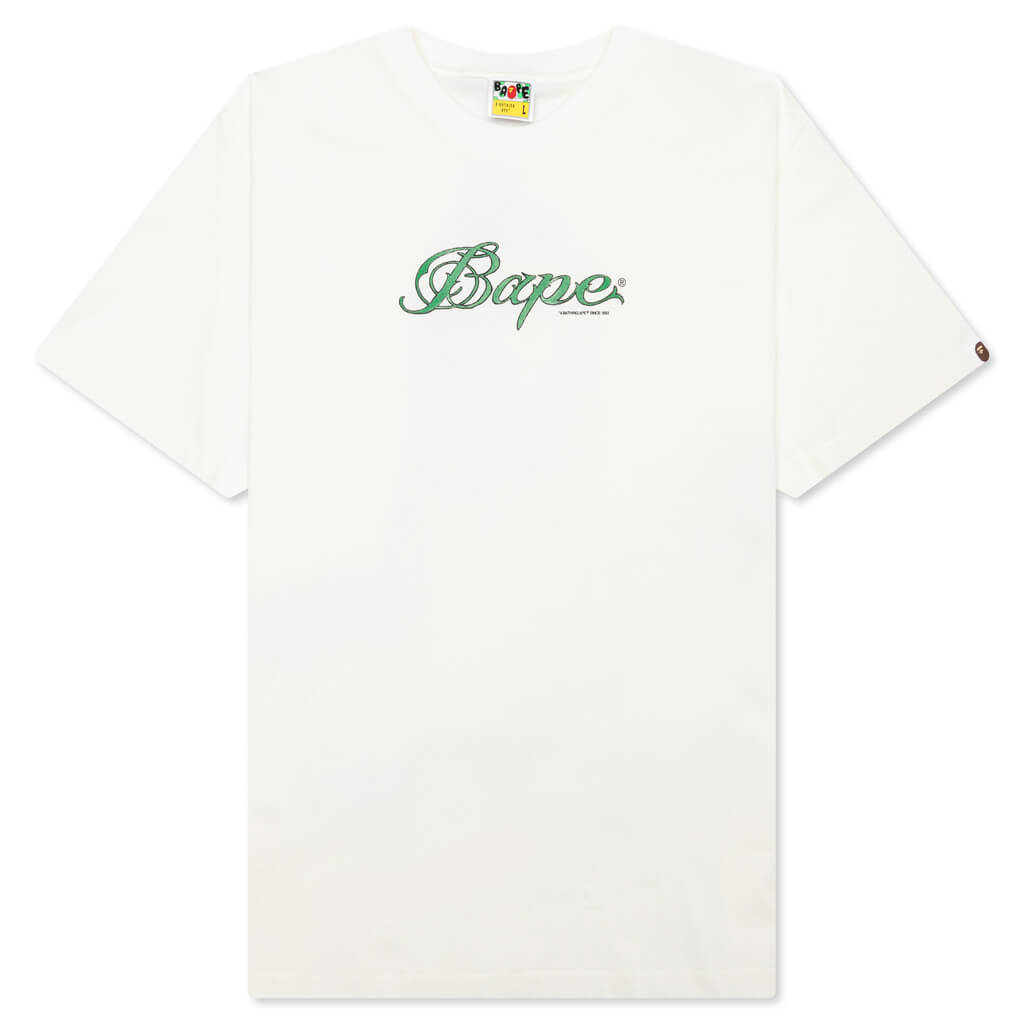 Оригінальна Logo Relaxed Fit Tee A bathing ape – боковий вид