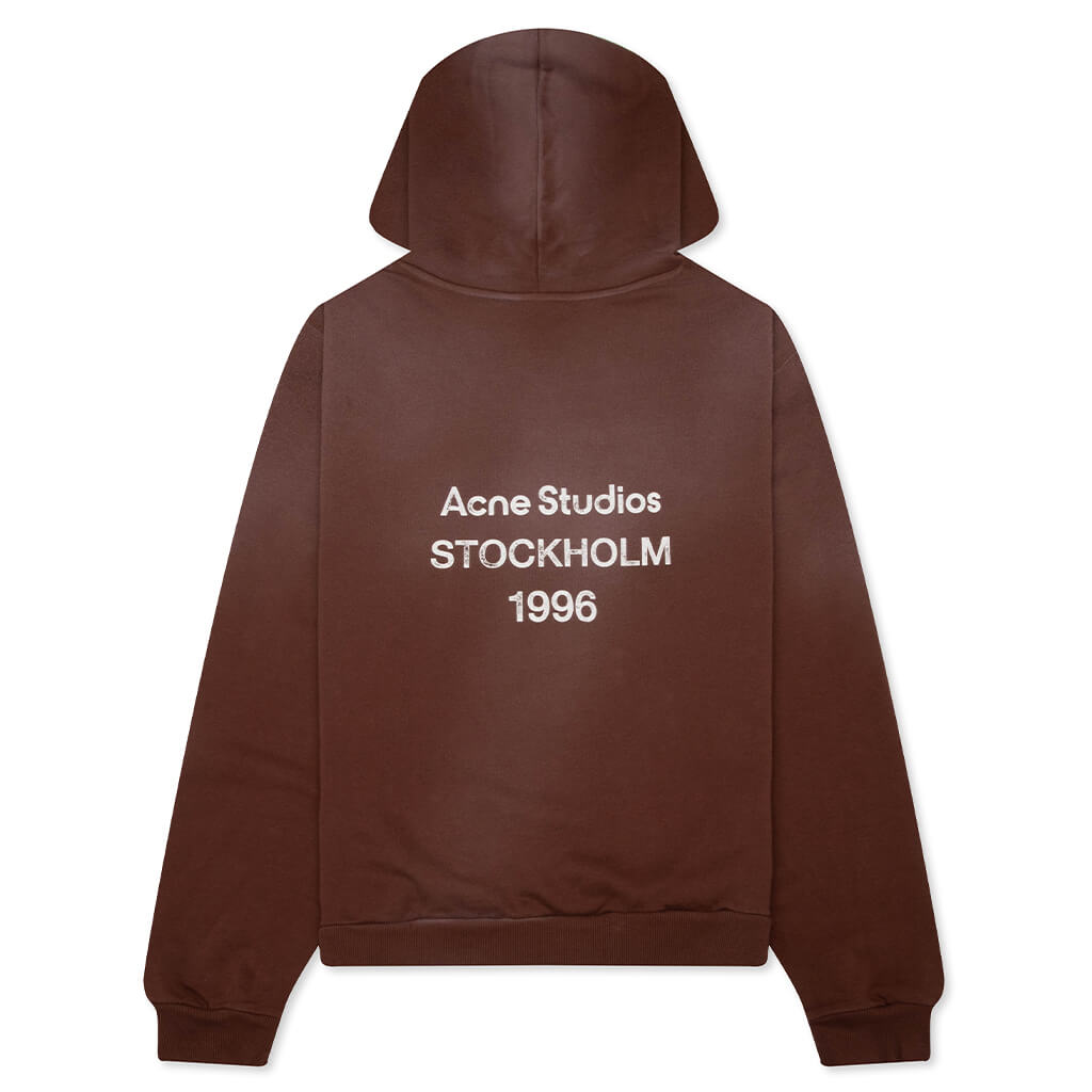 Оригінальна Logo Hooded Sweater Acne studios – вид ззаду